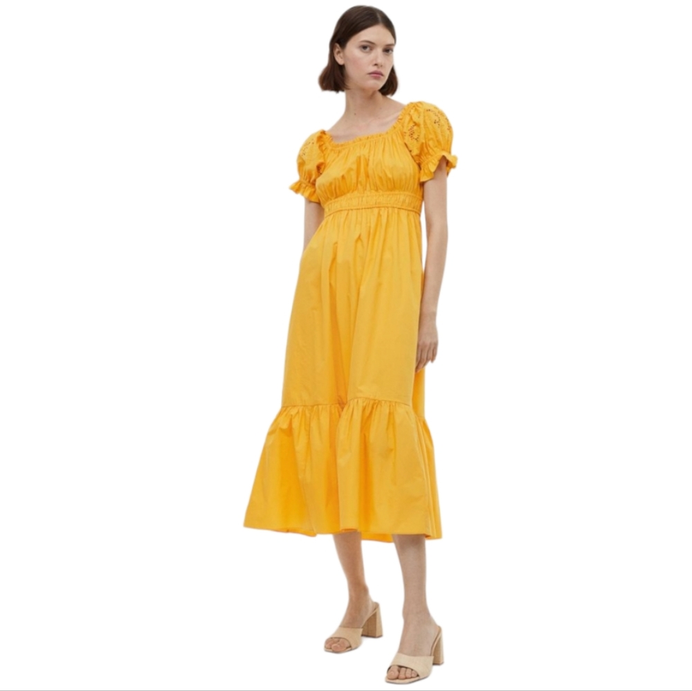 H&M Sunflower Yellow Maxi Sun Dress